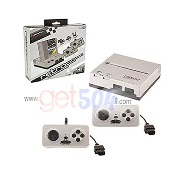 Sistema de entretenimiento Retro Bit Nintendo NES (Plata / Negro)