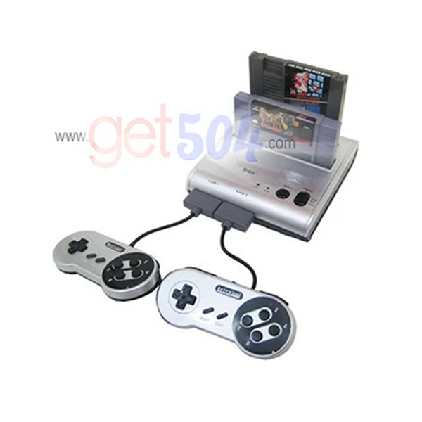 Sistema de Video Juego, Plata / Negro Retro-Bit Retro Duo Twin NES.