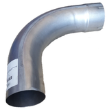 CODO ESCAPE 90º C/CHARRA ALUMINIO 5"X10"X10" CLR-10"