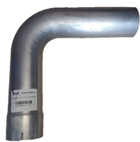 CODO ESCAPE 90º C/CHARRA ALUMINIO 5"X18"X18" CLR-5.5"