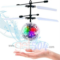 Bola de helicóptero de inducción de infrarrojos con luces LED incorporado