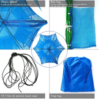 Trampa Drasry  plegable para cebos de pesca, cangrejo.