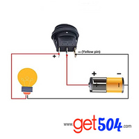 Interruptor LED 3 Pins On-Off Twidec/5pcs