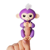 Fingerlings Mono interactivo - Mía (Púrpura con el pelo blanco)