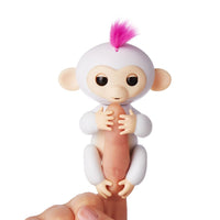 Fingerlings Mono interactivo - Sophie (Blanco con el pelo rosado)