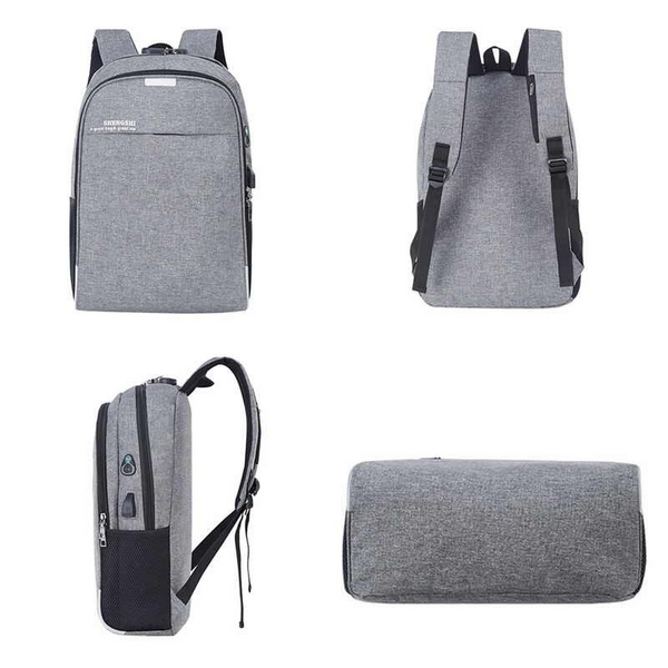 Mochila de lona para ordenador portátil para hombre y mujer, de viaje  antirrobo - PCubaFit