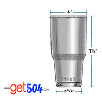 Vaso YETI Rambler Tumbler 30 onzas
