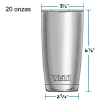 Vaso YETI Rambler Tumbler 20 onzas
