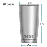 Vaso YETI Rambler Tumbler 20 onzas