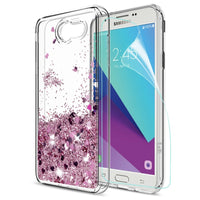 Protector para Samsung J7 V 2017 ZX, Rose gold