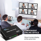 Divisor HDMI 1 en 4 salidas KELIIYO