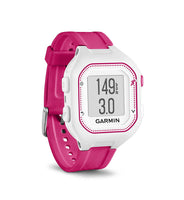 Reloj Garmin Forerunner 25, Pequeño - Blanco y Rosa