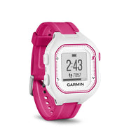 Reloj Garmin Forerunner 25, Pequeño - Blanco y Rosa