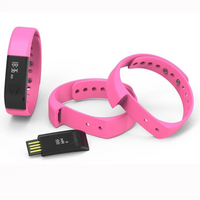 Rastreador de Actividad Fitbit pulsera con podómetro sueño para iOS y Android