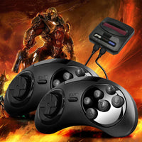 Controlador de 6 botones AFUNTA Para Sega Classic Genesis (2 pcs)